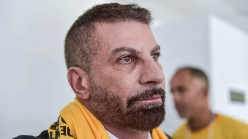 Presidente do clube durante a eleição para presidência