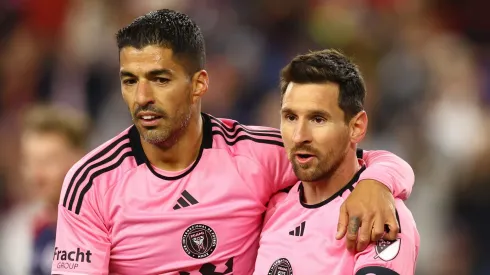 Suárez e Messi, jogadores do Inter Miami – Foto: Maddie Meyer/Getty Images