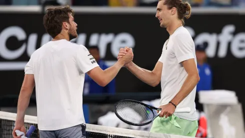 Zverev e Norrie se encontraram em outros cinco jogos no circuito mundial, todos vencidos por Zverev (Foto: Julian Finney/Getty Images)