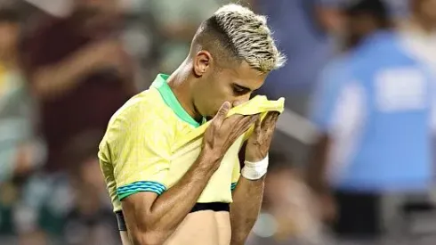 Andreas Pereira durante amistoso entre Brasil e México. Foto: Omar Vega/Getty Images