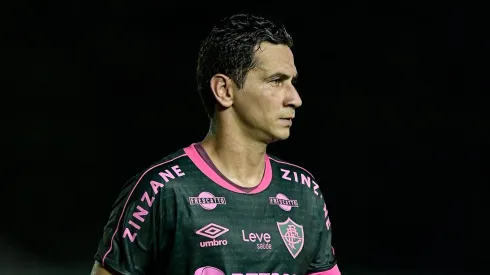 Paulo Henrique Ganso, jogador do Fluminense, durante partida contra o Bangu no estádio Luso Brasileiro pelo Campeonato Carioca 2024. Foto: Thiago Ribeiro/AGIF