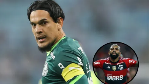 Flamengo pediu Gustavo Gómez em troca de liberação imediata de Gabigol - Fotos: Pedro H. Tesch e Wagner Meier/Getty Images