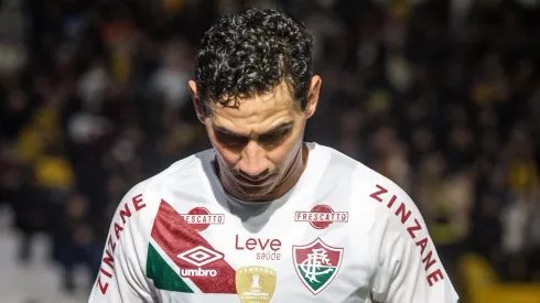Ganso, jogador do Fluminense, durante partida contra o Criciúma no estádio Heriberto Hulse pelo Brasileirão Série A 2024. Foto: Thiago Vasconcelos Dos Santos/AGIF