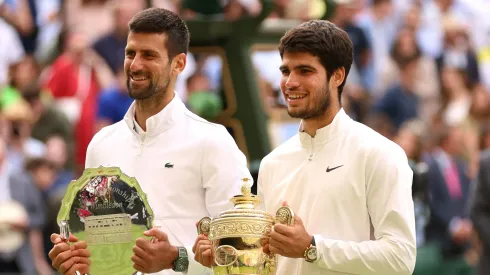 Djokovic e Alcaraz farão grande final de Wimbledon (Foto: Clive Brunskill/Getty Images)