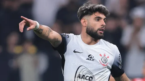Yuri Alberto em partida pelo Corinthians no Campeonato Brasileiro A 2024. Foto: Ettore Chiereguini/AGIF