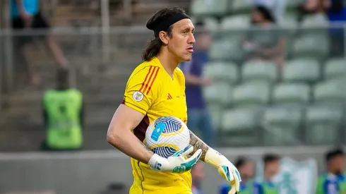 Cássio reencontrará Palmeiras, rival dos tempos de Corinthians. Foto: Fernando Moreno/AGIF