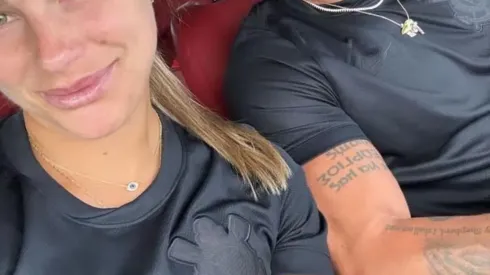 Aryna Sabalenka com camisa do Corinthians
Foto: Arquivo Pessoal