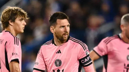 Lionel Messi e companheiros pelo Inter Miami. (Photo by Minas Panagiotakis/Getty Images)
