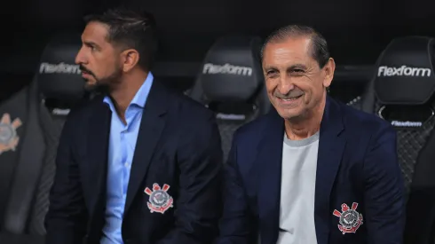 Ramon Diaz tecnico do Corinthians durante partida contra o Criciuma no estadio Arena Corinthians pelo campeonato Brasileiro A 2024.
