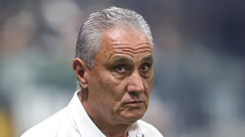 MG - BELO HORIZONTE - 03/07/2024 - BRASILEIRO A 2024, ATLETICO-MG X FLAMENGO - Tite tecnico do Flamengo durante partida contra o Atletico-MG no estadio Arena MRV pelo campeonato Brasileiro A 2024.