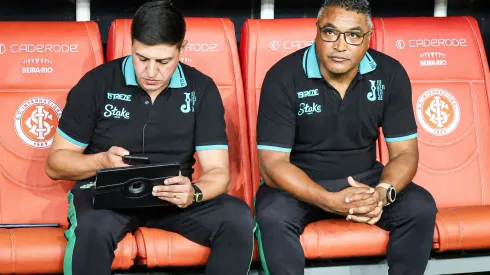 Roger Machado, durante partida de Juventude e Internacional