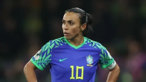 Marta na Seleção Brasileira Feminina. Foto: Robert Cianflone/Getty Images