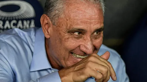 Tite durante partida entre Flamengo e São Paulo, no Maracanã, pelo Campeonato Brasileiro, no dia 17/04/2024.