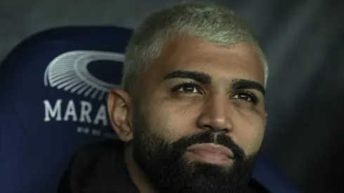 Gabigol em partida entre Flamengo x Fortaleza