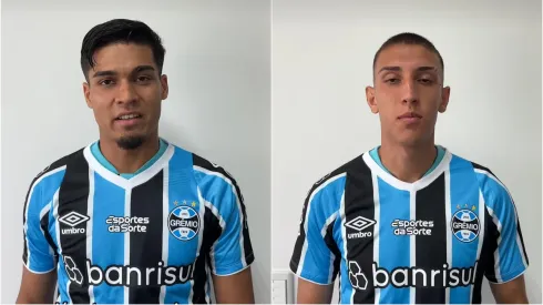 Fotos: Instagram oficial do Grêmio - Arezo e Monsalve
