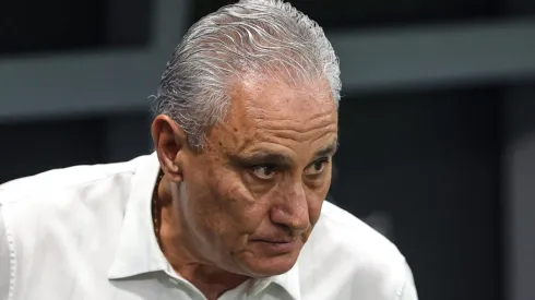 Tite durante vitória do Fla contra o Galo. Foto: Gilson Lobo/AGIF