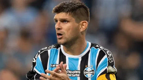 Kannemann durante partida contra o Caxias, na Arena do Grêmio, pelo Campeonato Gaúcho, no dia 26/03/2024.