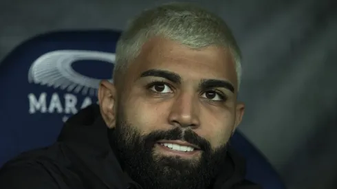 RJ - RIO DE JANEIRO - 11/07/2024 - BRASILEIRO A 2024, FLAMENGO X FORTALEZA - Gabi jogador do Flamengo antes da partida contra o Fortaleza no estadio Maracana pelo campeonato Brasileiro A 2024.