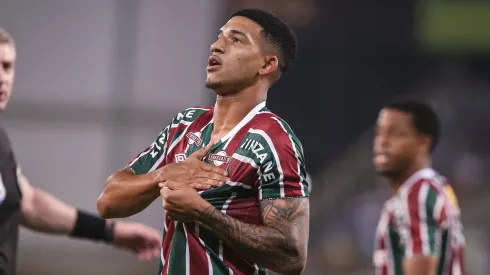 Kauã Elias levou bronca de líderes do elenco do Fluminense no vestiário Foto - Marcelo Gonçalves/FFC