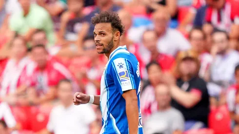 Martin Braithwaite no Grêmio. Foto: Juan Manuel Serrano Arce/Getty Images