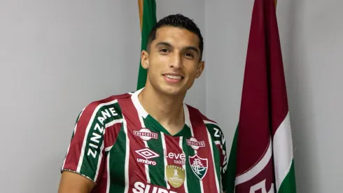 Kevin Serna, nova contratação doFluminense. Foto: Fluminense/Divulgação