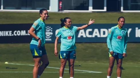 Trio quer mostrar o entrosamento desde o início do torneio. Divulgação/Staff Images/CBF.