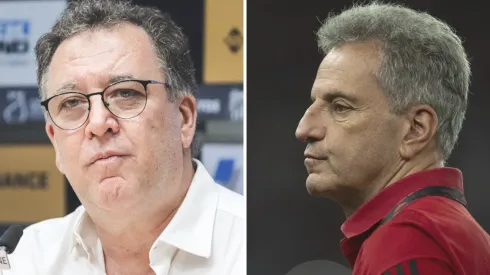 Marcelo Teixeira venceu disputa 'dura' com Flamengo nos bastidores para conseguir joia para o Peixe – Fotos: AGIF
