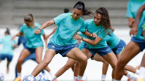 Equipe faz atividades no Stade Sainte Germanie em Bordeaux. Divulgação/Rafael Ribeiro/CBF.