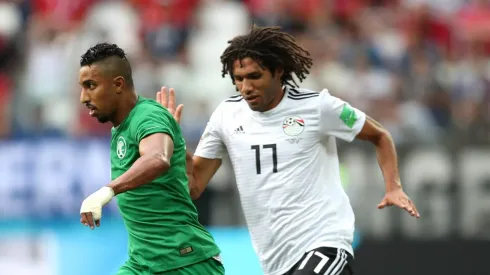 Mohamed Elneny será a experiencia da Seleção Egipcia. (Photo by Catherine Ivill/Getty Images)