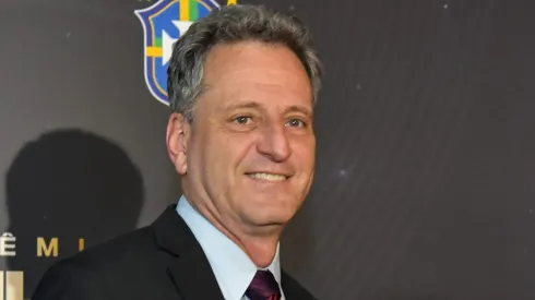 RJ - Rio de Janeiro - 09/12/2019 - Premio Brasileirao 2019 - Rodolfo Landim presidente do Flamengo, durante a cerimonia de entrega do Premio Brasileirao 2019, promovida pela CBF, para premiar os melhores de cada posicao do Campeonato Brasileiro 2019, realizado no Armazem 2, Centro do Rio de Janeiro.