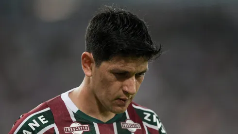 Cano lamentando chance perdida contra o Palmeiras. Foto: Thiago Ribeiro/AGIF