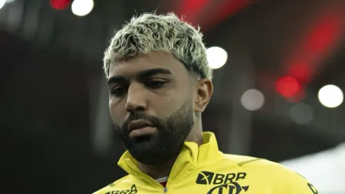 RJ - RIO DE JANEIRO - 13/06/2024 - BRASILEIRO A 2024, FLAMENGO X GREMIO - Gabi jogador do Flamengo antes da partida contra o Gremio no estadio Maracana pelo campeonato Brasileiro A 2024.