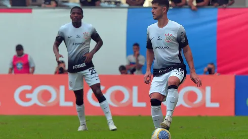 Jogadores do Corinthians durante Brasileirão. Foto: Walmir Cirne/AGIF