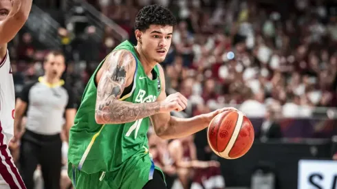 Gui Santos, do Golden State Warriors, irá para a sua primeira Olimpíada. Foto: FIBA