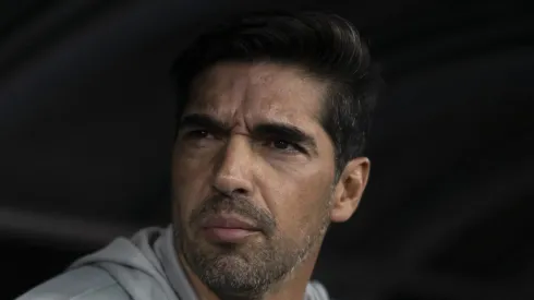 Abel Ferreira durante a derrota para o Fogão. Foto: Jorge Rodrigues/AGIF