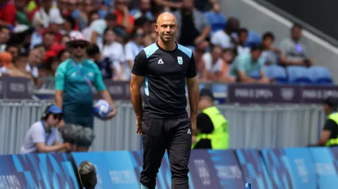 Javier Mascherano em partida entre Argentina x Iraque
(Foto: Claudio Villa/Getty Images)