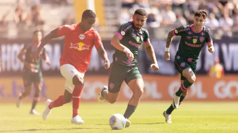 O Fluminense bateu o Bragantino fora de casa por 1 a 0 com gol de Kauã Elias pelo Brasileirão. Foto: Diogo Reis/AGIF