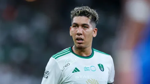 Firmino durante exibição na Arábia Saudita. Foto: Yasser Bakhsh/Getty Images