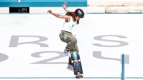 Rayssa Leal na eliminatória das Olimpíadas. Foto: Gaspar Nóbrega/COB