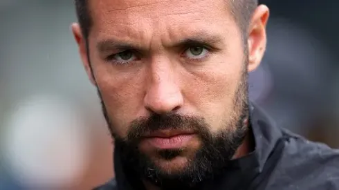 Francesco Farioli quando dirigia o Nice, em partida contra o Villarreal, no St. James Park, no dia 05/08/2023. Foto: George Wood/Getty Images