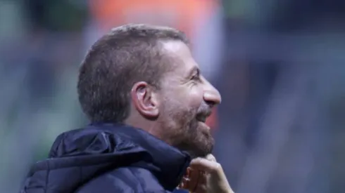 Pedrinho durante partida no Allianz Parque. Dirigente analisa opções por venda da SAF.