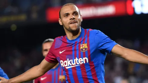 Braithwaite, ex-jogador do Bracelona contratado pelo Grêmio.