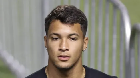 Marcos Leonardo, atacante ex-Santos e atualmente no Benfica