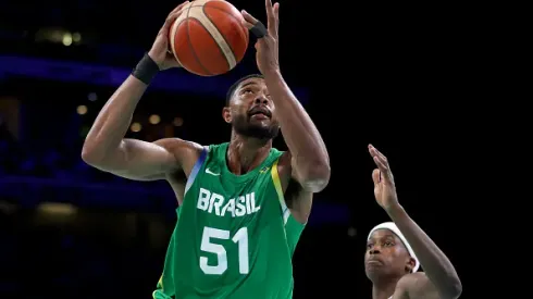 Bruno Caboclo contra a França na estreia das Olimpíadas 2024
