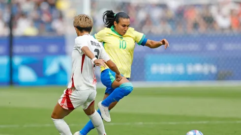 Atacante foi aplaudida em pé após o confronto. Divulgação/Rafael Ribeiro/CBF.