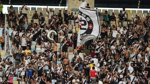 Torcida do Vasco durante partida contra Fluminense no estadio Maracana pelo campeonato Brasileiro A 2024.