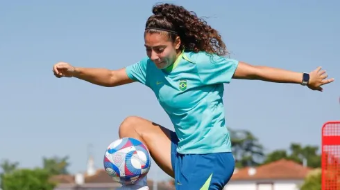 Angelina em treino da Seleção Brasileira
Foto: Rafael Ribeiro/CBF