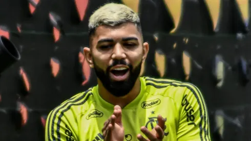 Gabigol durante treino antes da final da Copa Libertadores de 2019, entre Flamengo e River Plate-ARG, em Lima, no dia 21/11. Foto: Nayra Halm/Fotoarena/Imago