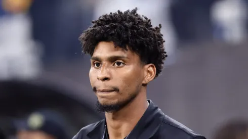 Hugo Souza ainda antes de estrear pelo Coringão. Foto: Marcello Zambrana/AGIF