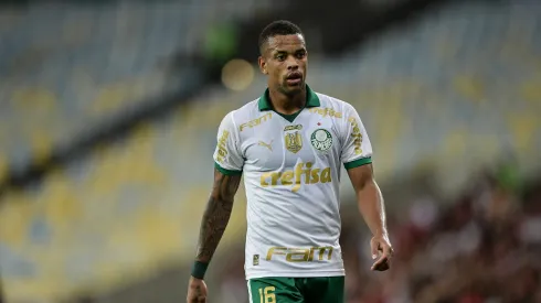 Atleta Alviverde durante o jogo contra o Flamengo